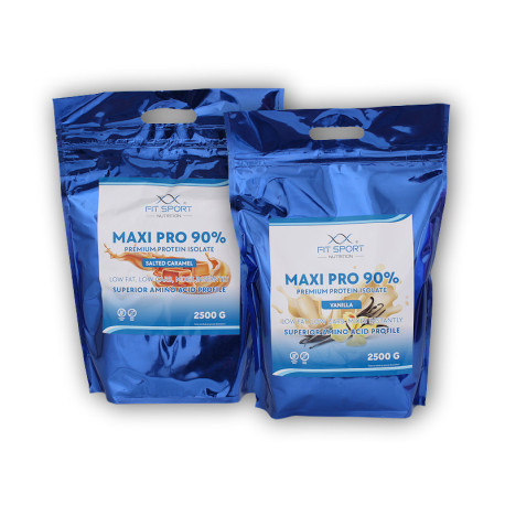 2x Maxi Pro 90% 2500g - truskawka
