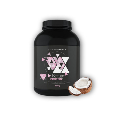 Women Beauty Protein z Kolagenem, Keratyną i Witaminami 1000g - Biała Czekolada