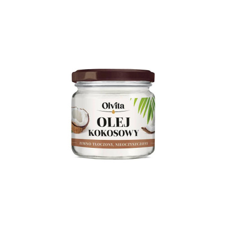 Olej kokosowy zimnotłoczony Olvita - 450ml