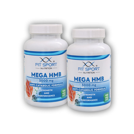 2x Mega HMB 3000mg 120 warzywnych kapsuli