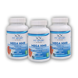3x Mega HMB 3000mg 120 warzywnych kapsuli