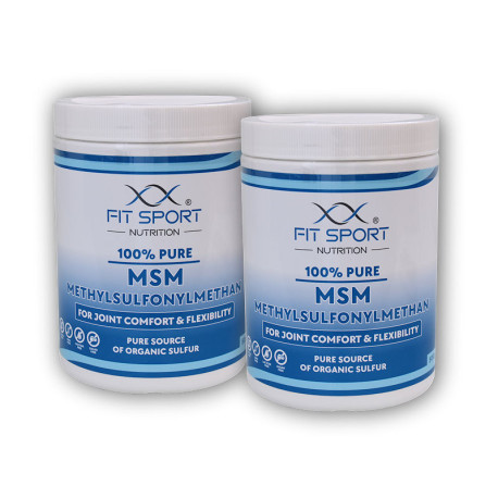 2x 100% czysty MSM - metylosulfonylmetan 500g - siarka organiczna