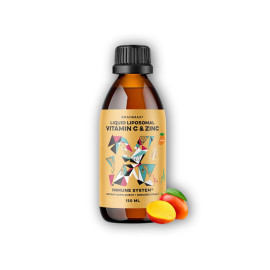 KIDS Liquid Liposomal Vitamin C &amp; Cync 150ml - mango