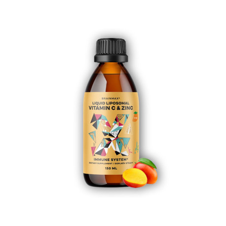 KIDS Liquid Liposomal Vitamin C &amp; Cync 150ml - mango