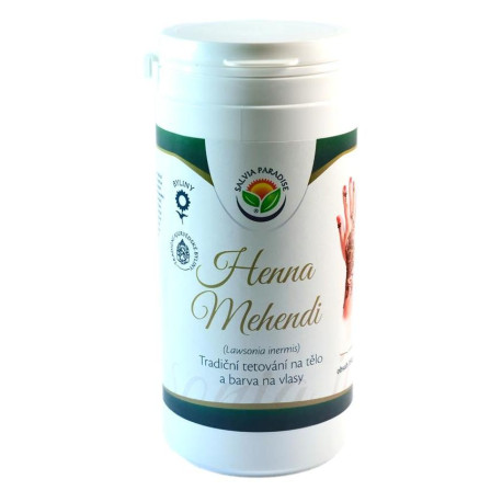 Henna Mehendi Tradycyjny Tatuaż na Ciało i Włosy Kolor 150 g