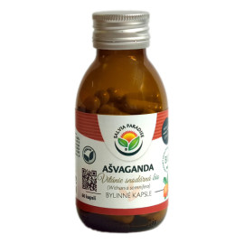 Ashwagandha - Kapsuły powitalne BIO 60 pcs