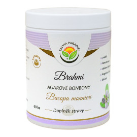 Brahmi - cukierki z agaru Bacopa monnieri 60 sztuk