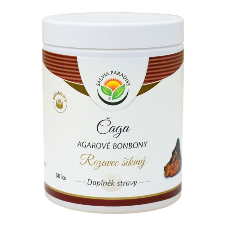 Chaga – cukierki z pochylonym cięciem agaru 60 pc