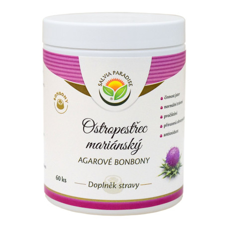 Cukierki z agarem z ostrokrzewu pospolitego 60 części