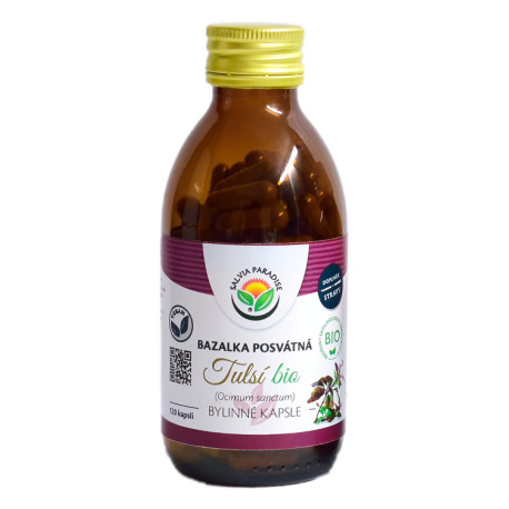 Tulsi – kapsułka świętej bazylii BIO 120 części