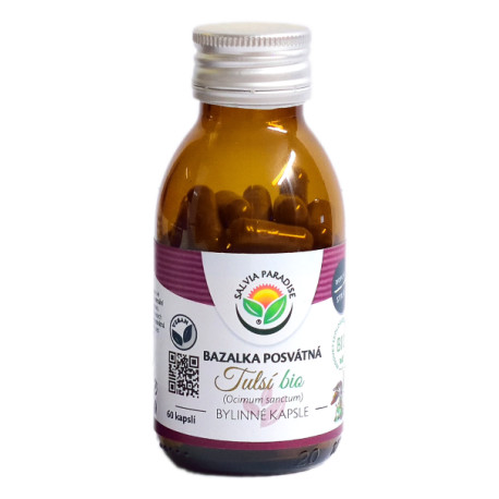 Tulsi - kapsułka świętej bazylii BIO 60 pcs
