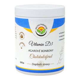 Witamina D3 – Cukierki z agarem z cholekalciferolem 60 pc
