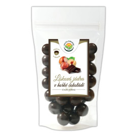 Ziarna orzechów laskowych w ciemnej czekoladzie 150g