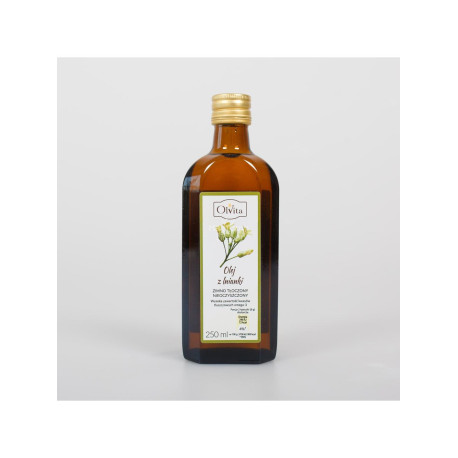Olej z lnianki zimotłoczony Olvita 250ml - *250ml*