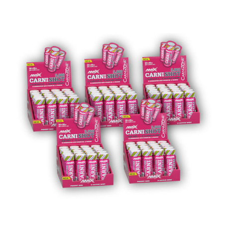 4x CarniShot 3000 20x60ml + 1x GRATIS - mango