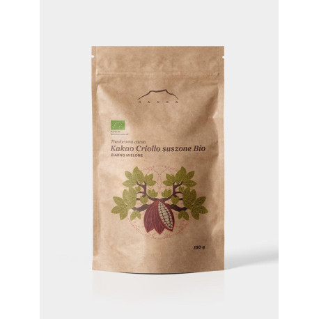 Kakao Criollo Bio suszone - ZIARNO MIELONE 1kg