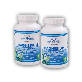 2x Magnesium Malate + Witamina B6 120 warzywnych kapsułek – Energy Magnesium