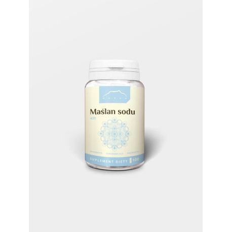 Maślan sodu 100 kapsułek x 400 mg - 100