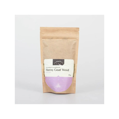 Listy Epimedium - Horny Goat Weed - Epimedium grandiflorum - 50g sekaný