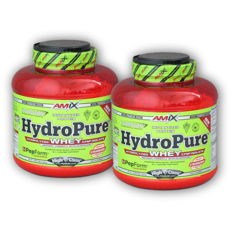 2x Hydro Pure Whey 1600g – kremowe mleko waniliowe