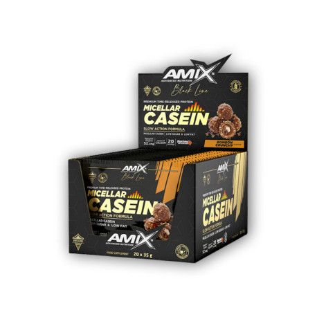 10x Black Line Micellar Casein 35g - PROMOCJA - mleczna biała czekolada