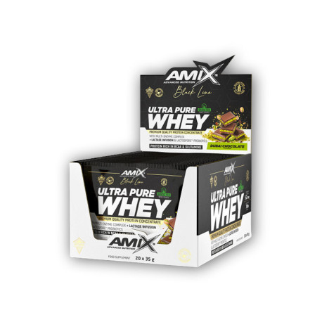 10x Black Line Ultra Pure Whey 35g - PROMOCJA - mleczna biała czekolada