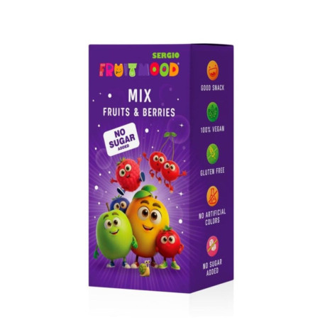 Sergio Fruit Mood Bars Jagody i Owoce bez dodatku cukru