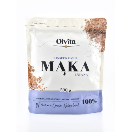 Mąka lniana Olvita - 500g