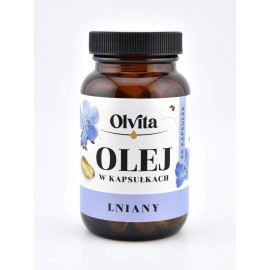 Olej lniany w kapsułkach Olvita - 60
