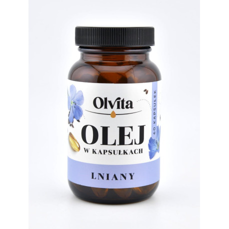 Olej lniany w kapsułkach Olvita - 60