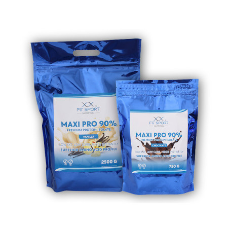 Maxi Pro 90% 2500g + Maxi Pro 90% 750g - truskawkowa - dubai chocolate