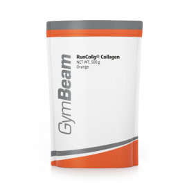 RunCollg® Hydrolizowany kolagen z witaminą C - GymBeam - Pomarańczowy - 500 g