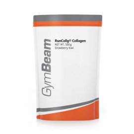 RunCollg® Hydrolizowany kolagen z witaminą C - GymBeam - Kiwi Truskawka - 500 g