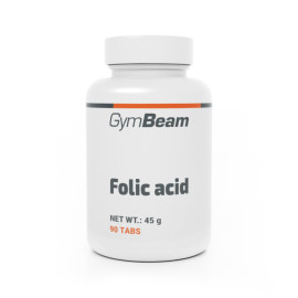 Kwas foliowy (witamina B9) - GymBeam - tabletka 90.
