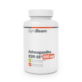 Ashwagandha KSM-66® 500mg - GymBeam - 90 kapsułek.