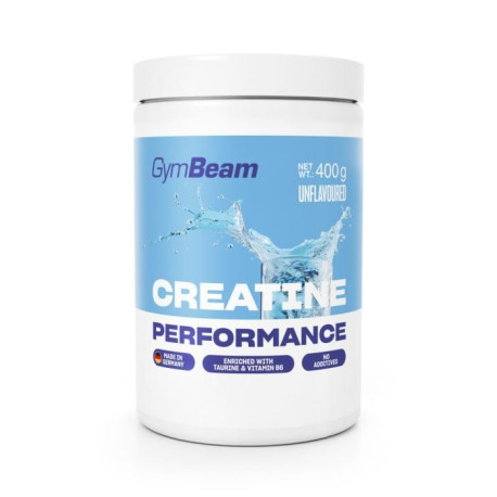 Kreatyna monohydrat+: GymBeam – Bez smaku – 400 g
