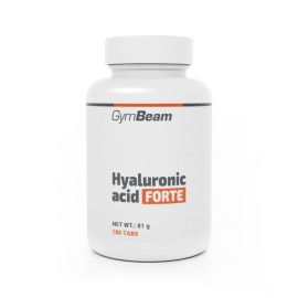 Kwas hialuronowy Forte - GymBeam - bez smaku - 180 tablet.