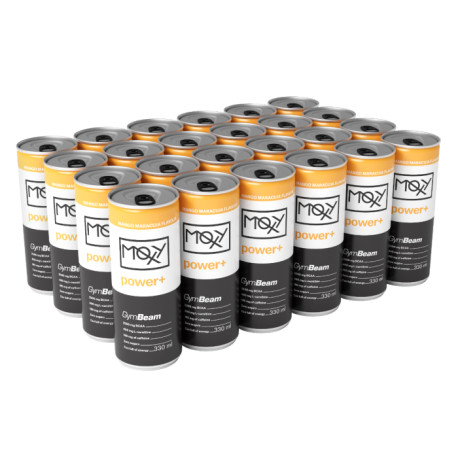 MOXY Power+ Napój Energetyczny 330 ml - GymBeam - mango z marakui