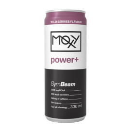 MOXY power+ Energy Drink 330 ml - GymBeam - leśne owoce