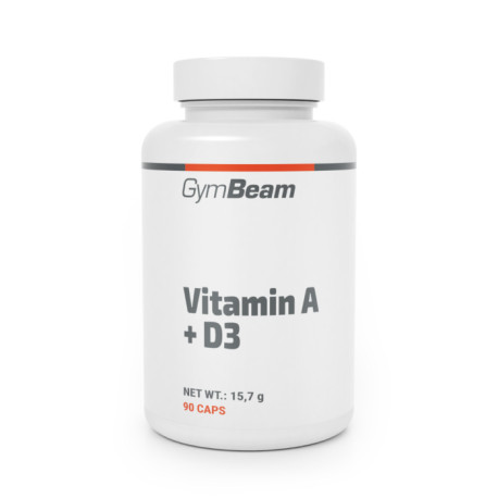 Witamina A + D3 - GymBeam - 90 saszetek.