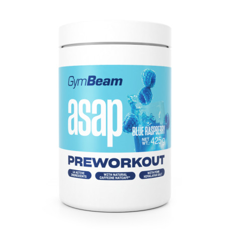 ASAP Pre-Workout - GymBeam - Blue Raspberry - 425 g