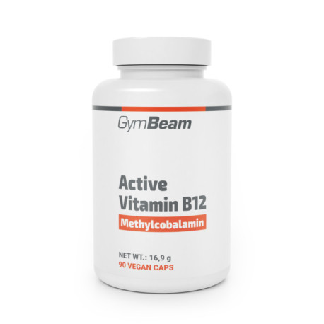 Aktywna witamina B12 (metylokobalamina) - GymBeam - 90 saszetek.