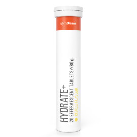 Hydratuj+ musujące - GymBeam - Cytrusy - 20 tablet.