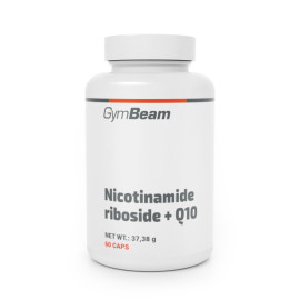 Nikotynamid Ribozyd + Q10 - GymBeam - 60 saszetek.