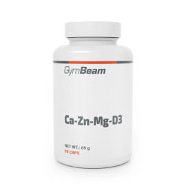 Wapń-cynk-magnez-witamina D3 - GymBeam - 90 saszetek