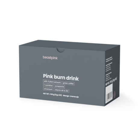 Różowy napój na poparzenia - GymBeam - marakuja mango - 150 g