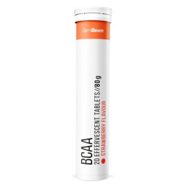 Sparkling BCAA - GymBeam - Truskawka - 20 tablet.