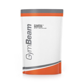 Kreatyna + dekstroza - GymBeam - zielone jabłko - 1000 g