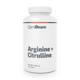 Arginina + cytrulina - GymBeam - 240 saszetek.