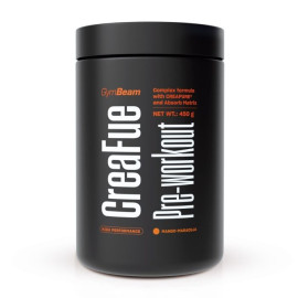 CreaFue Pre-workout - GymBeam - marakuja mango - 450 g